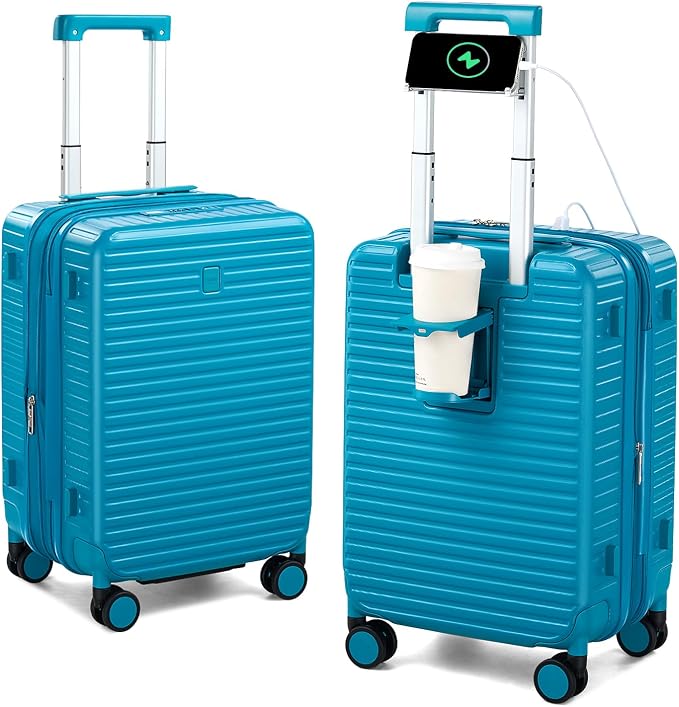 Hard Shell Suitcases 20 Inch Carry on Luggage Airline Approved by HanTrip