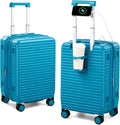Hard Shell Suitcases 20 Inch Carry on Luggage Airline Approved by HanTrip
