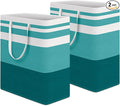 HomeHacks 2-Pack Large Laundry Basket, Waterproof, Freestanding Laundry Hamper by HomeHacks