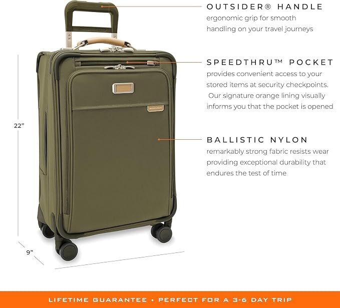 Briggs & Riley Essential 22" Carry On Expandable Spinner - Image 7