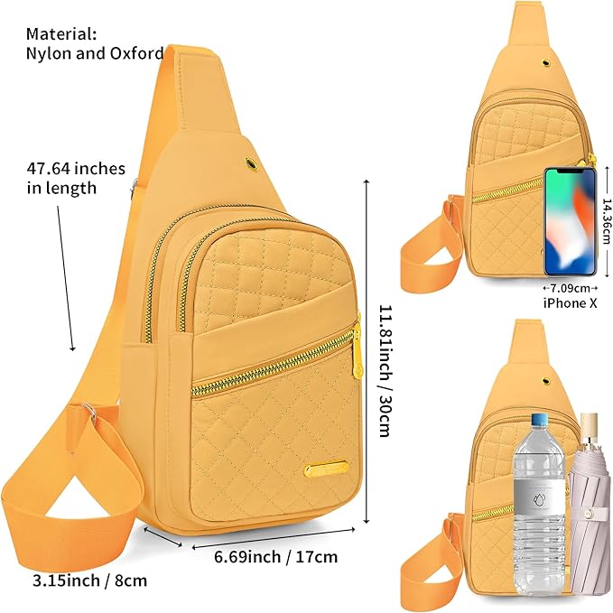 Small Sling Bag For Women Men Casual Crossbody Sling Backpack - Image 3