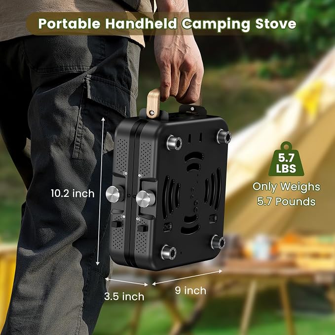 OGERY 2-Burner Foldable Camping Stove - Image 8