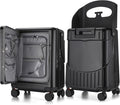 20 Inch Ride on Luggage with Seat by Bulyoou
