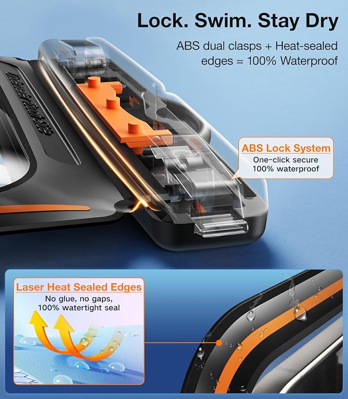 TORRAS IPX8 Waterproof Phone Pouch Floating, Underwater Screen Touchable - Image 4