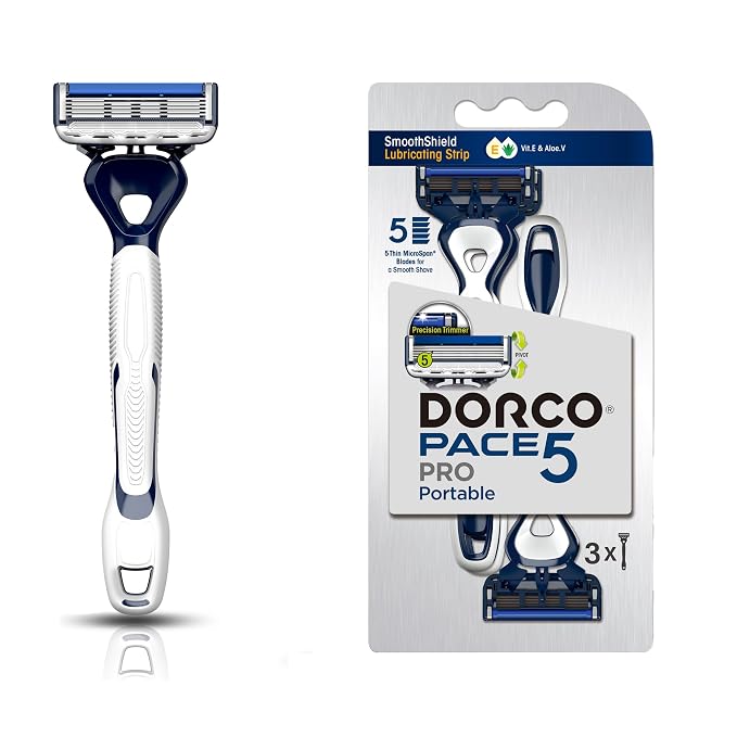 DORCO Pace Pro 5 Disposable Razors, 3 pack by Dorco