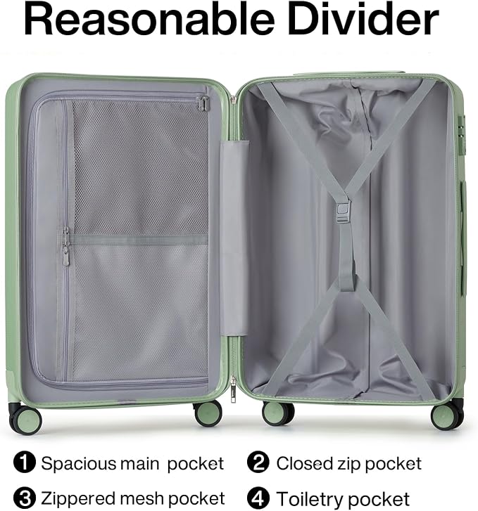 Hanke Luggage Sets 3 piece Carry On Luggage - Image 5