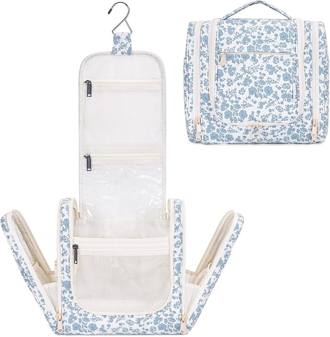 Narwey Hanging Toiletry Bag for Women Travel Makeup Bag Organizer Toiletries by Narwey