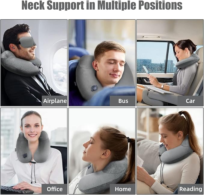 urophylla Inflatable Travel Neck Pillow - Image 6
