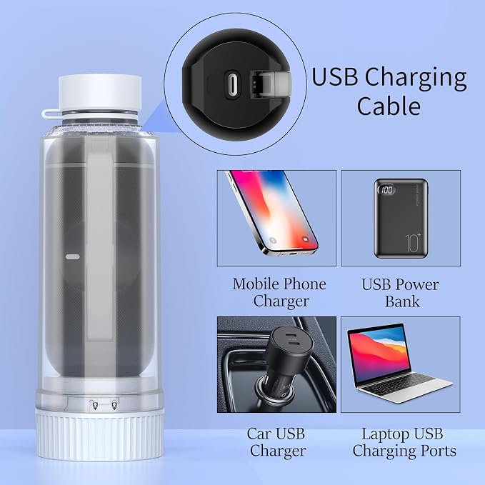 Portable Bidet for Travel, VITCOCO Rechargeable Electric Travel Bidet Sprayer - Image 4
