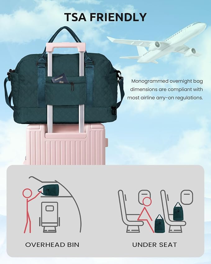 Gifts for Women-Initial Kids Duffel Bags - Image 6