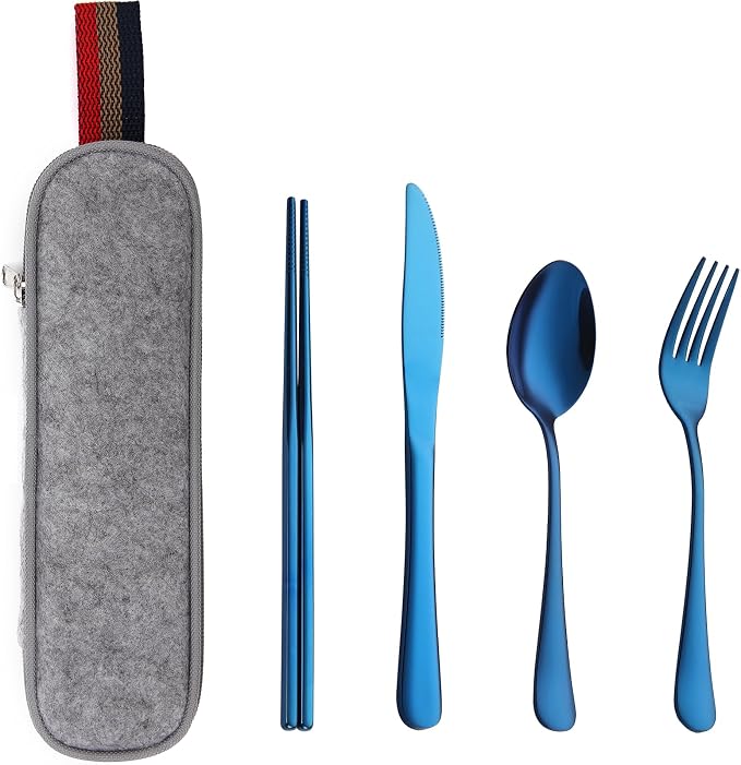 DEVICO Camping Utensils, Portable Travel Utensils - Image 8