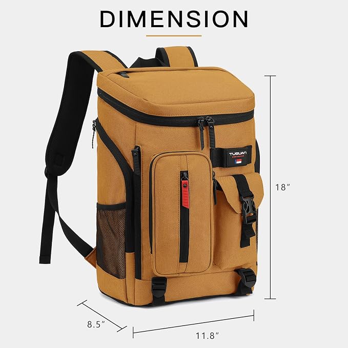 TUGUAN Cooler Backpack 36 Cans Insulated Leak Proof Lightweight Lunch Backpack - Image 6