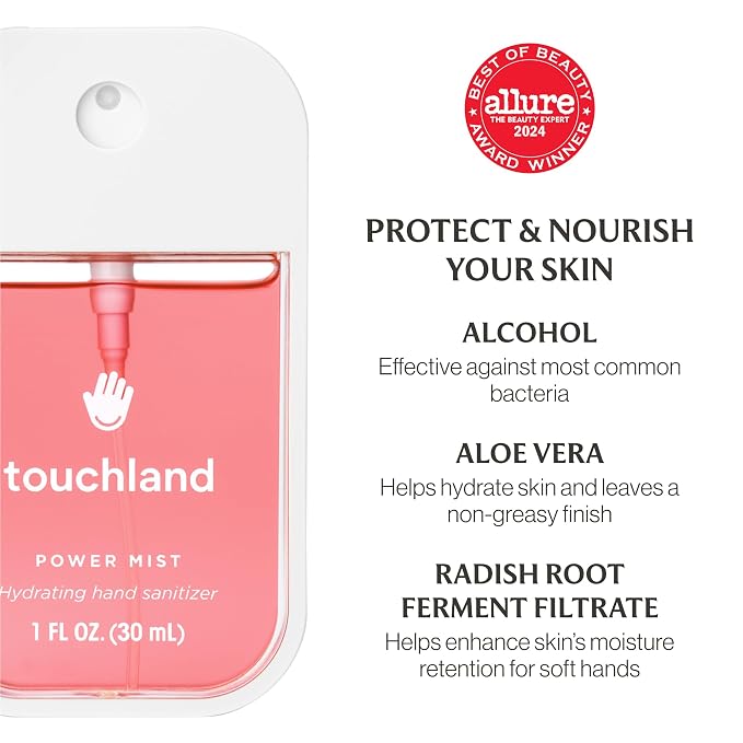 Touchland JUICY ESCAPE Body and Hand Mist Essentials, Travel Size Set - Image 5