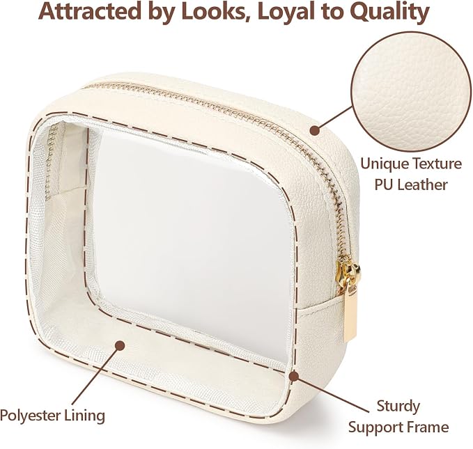 PACKISM Small Clear Makeup Bag - Image 4
