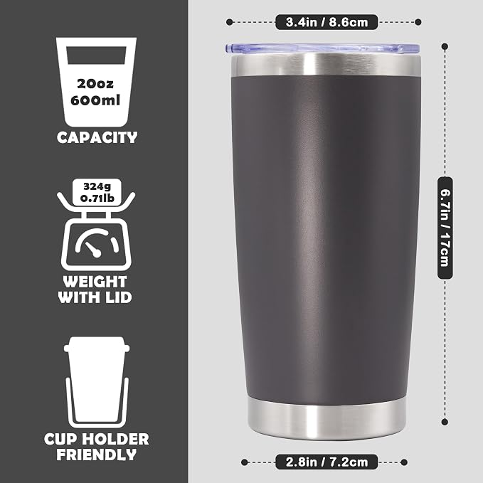 20oz Tumbler Bulk Stainless Steel Tumbler Cup - Image 4