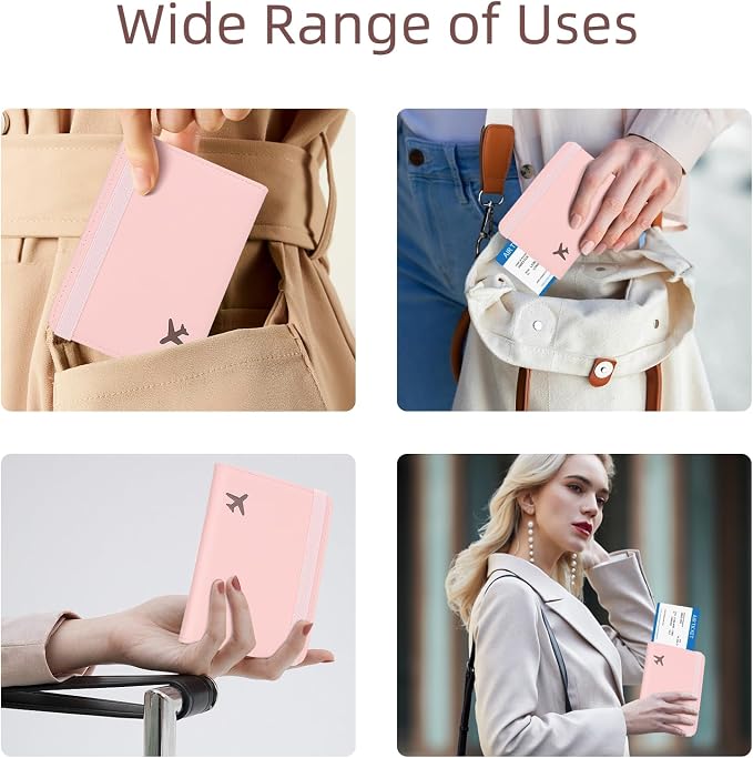 Passport Holder for Travel, Rfid Passport Cover Case, Passport Wallet Women - Image 5