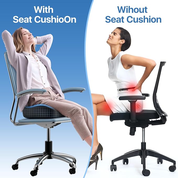 Seat Cushion, Extra Large Memory Foam Cushion - Image 4