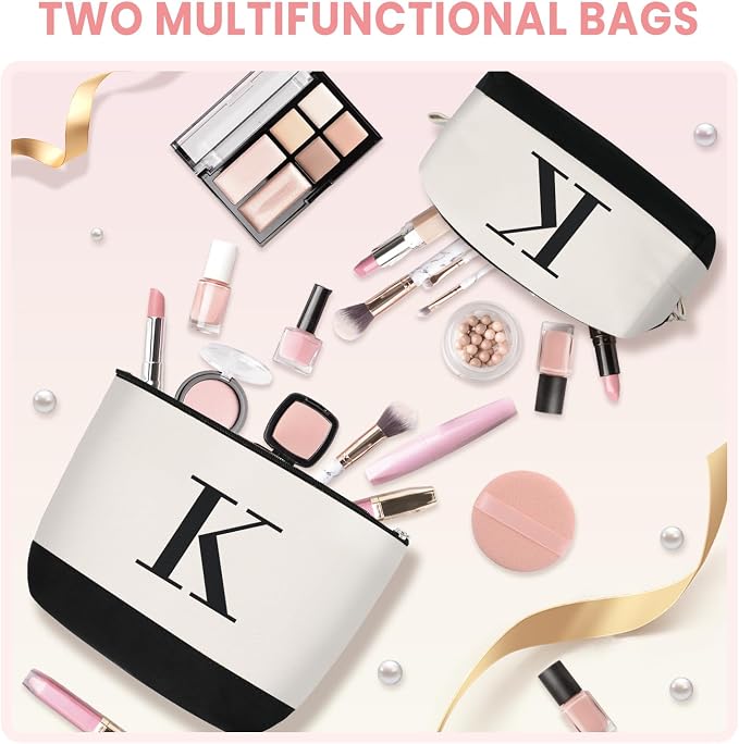 BAGAIL Initial Tote Bag, Personalized Birthday Gifts - Image 3