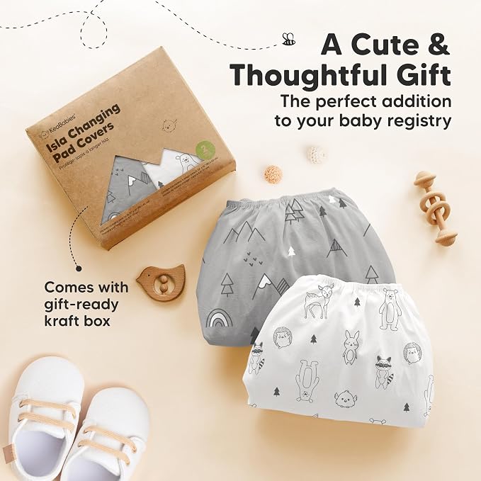 2-Pack Baby Changing Pad Covers - Image 9