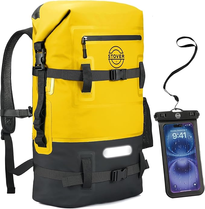 STOVER 5/10/25/30/40/55L Waterproof Backpack- Floating Dry Bag by STOVER