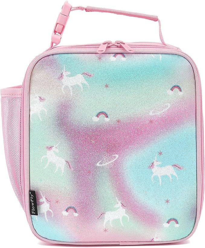 FlowFly Kids Lunch box Insulated Soft Bag Mini Cooler Back to School Thermal - Image 5