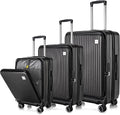 Luggage Sets 3 Piece, ABS Lightweight 20in/24in/28in Luggage, Expandable Carry by SONSENAI