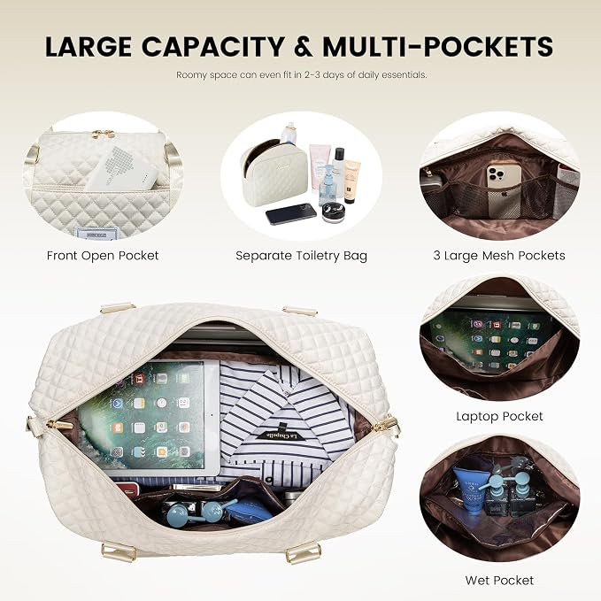 LOVEVOOK Travel Duffle Bag, Weekender Bags - Image 4