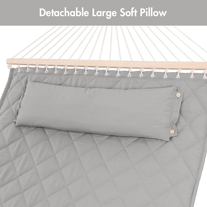 ANOW Double Hammock with Stand 12FT, Heavy Duty Hammocks with Stand - Image 7