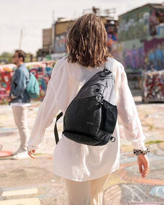 WATERFLY Large Crossbody Sling Bag: Over Shoulder Backpack Daypack Casual Cross - Image 8
