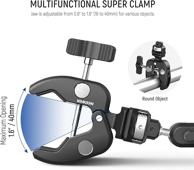 NEEWER Double Super Clamp Camera Mount - Image 3