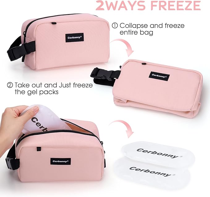 Small Cooler Bag Freezable Lunch Bag - Image 2