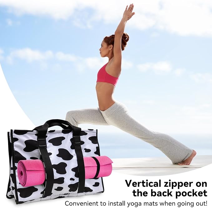 Closeable Tote Bag with 12 Pockets, Thick Bottom Support & Adjustable Strap - Image 4