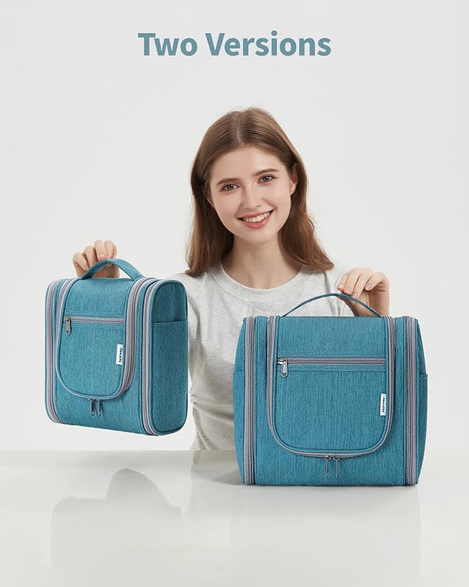 Narwey Small Hanging Travel Toiletry Bag Cosmetic Make up Organizer - Image 9