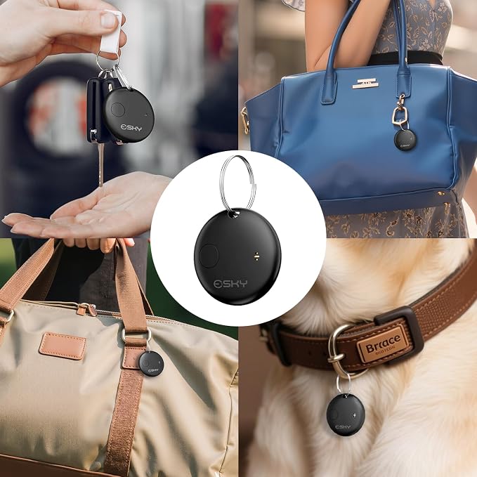 Esky Bluetooth Tracker Tag-4 Pack, Smart Luggage Tracker Compatible - Image 9