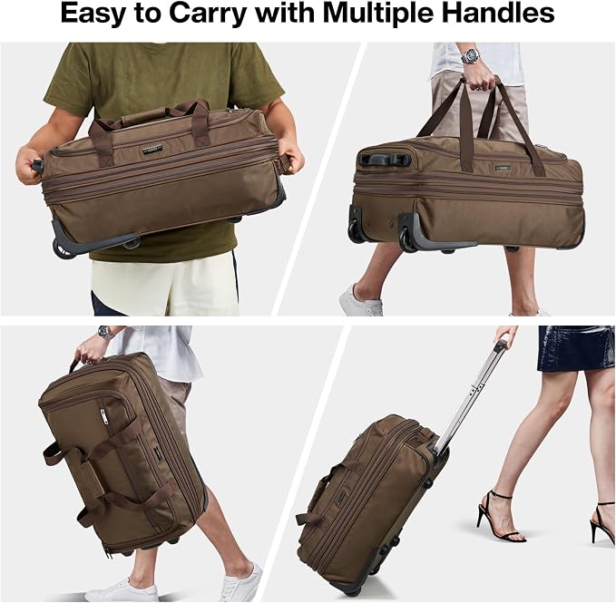 Hanke Expandable Carry On Luggage Suitcases - Image 3