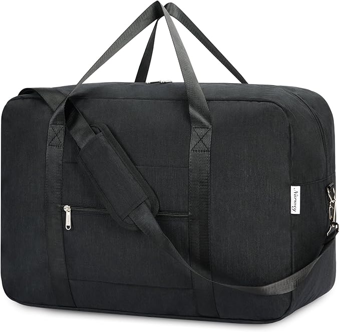 Carry on luaggage 22x14x9 Airlines Approved Foldable Carry on Bag Travel Duffel by Narwey