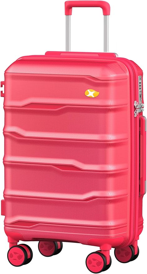 Carry On Luggage 22x14x9 Airline Approved, Hard Shell Suitcase by MGOB