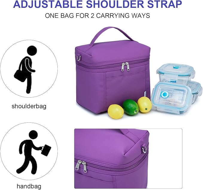 NOL Natural Organic Lifestyle Insulated Lunch Bags - Image 6