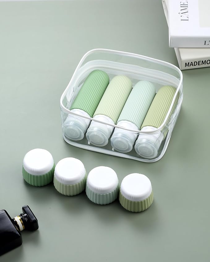 Travel Bottles for Toiletries 8 Pack, Tsa Approved Travel Size Toiletries 3 oz - Image 4