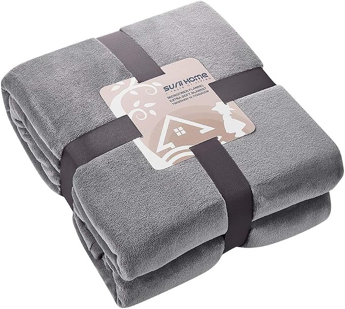 Surii Home Luxury Microfiber Flannel Blanket, Super Soft, and Breathable - Image 9