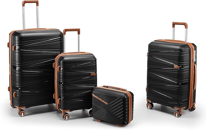 4-Piece Expandable Hardshell Luggage Set - Image 2