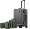 LEVEL8 Zipperless Carry On Luggage Airline Approved by LEVEL8