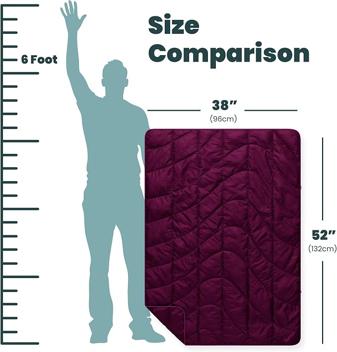 Rumpl Travel Puffy Blanket, Ultra-Packable Travel-Size Warmth and Comfort - Image 8