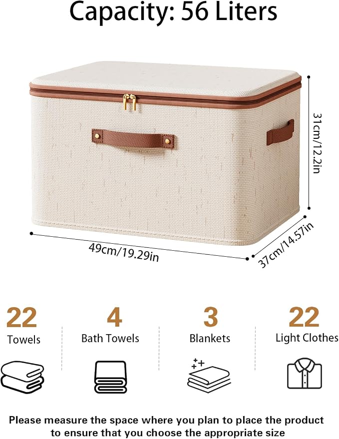 Tuza 3 Pcs Rigid Storage Bins - Image 2