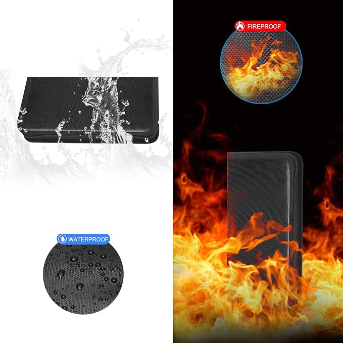 Portable Zippered Key Organizer, Fireproof & Waterproof Key Case - Image 4
