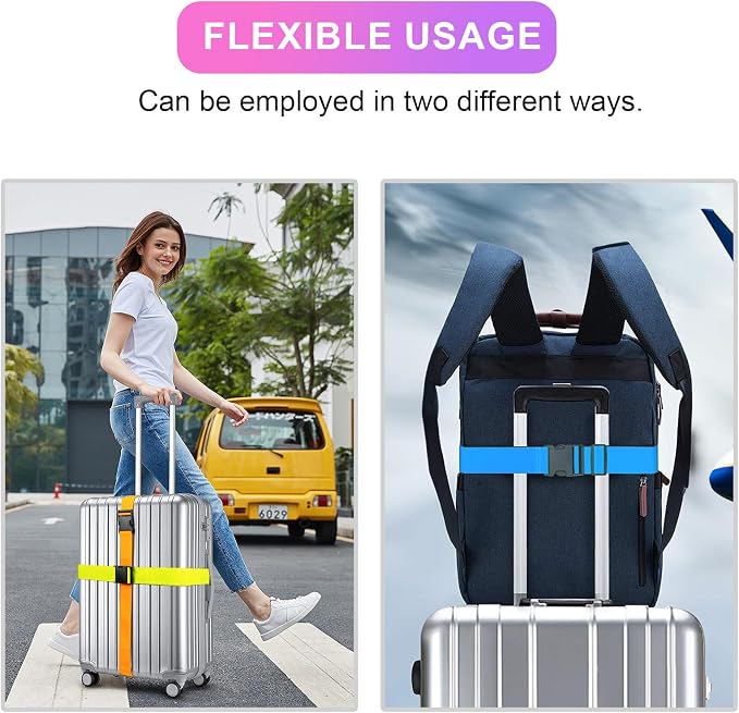 Luggage Straps for Suitcases TSA Approved, Travel Belt Suitcase Belt, Suitcase - Image 7