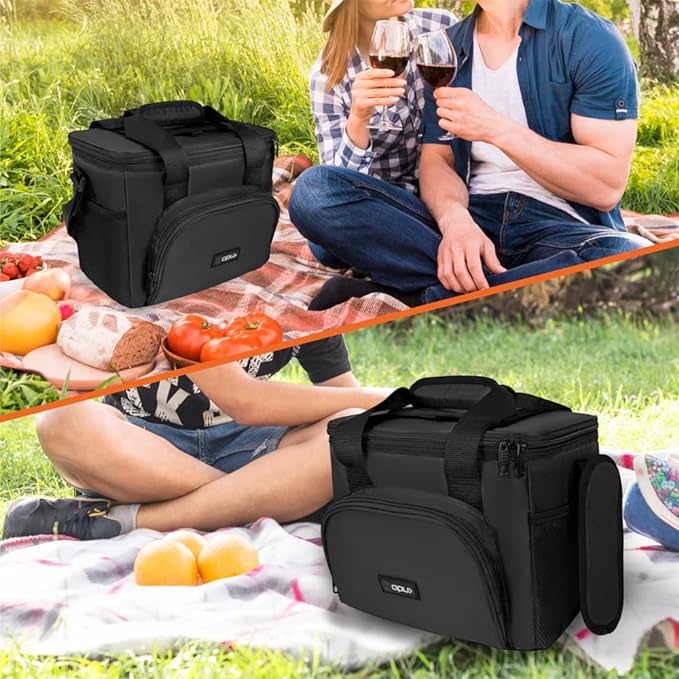 OPUX Soft Cooler Bag, Insulated Collapsible Lunch Cooler Bag - Image 6