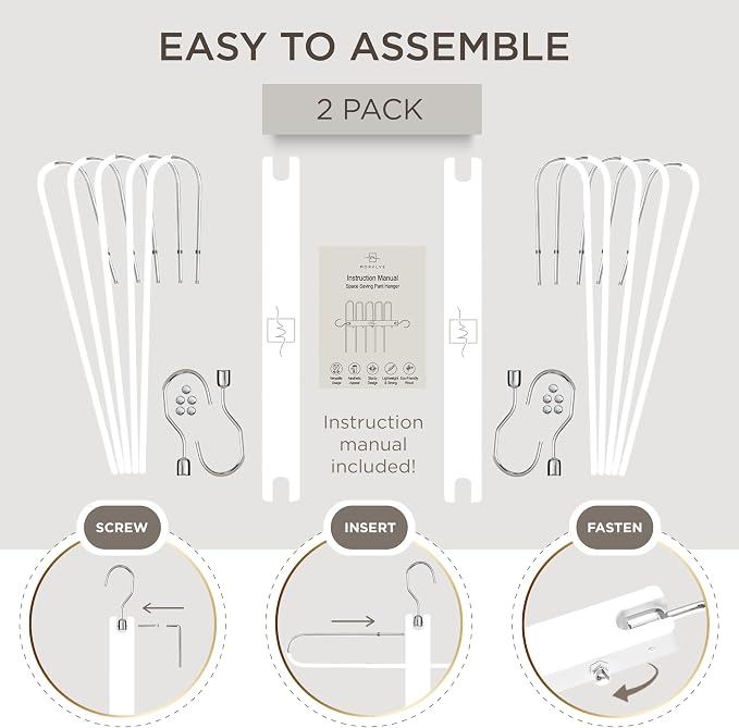 MORALVE Pants Hangers Space Saving - Image 7