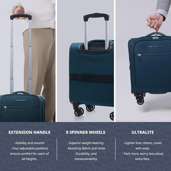 Verage Underseat Carry On Luggage - Image 6