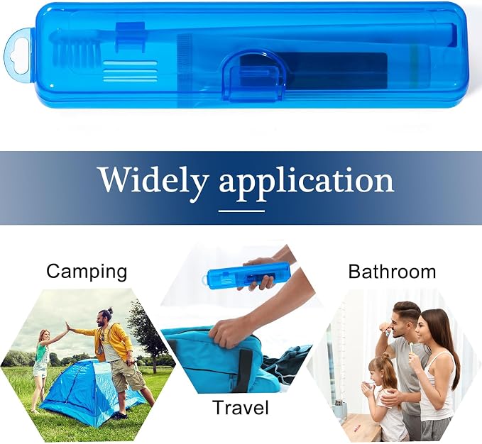 Toothbrush Travel Case 2 Pack, 7.87 x 1.85 x 1.18” - Image 4
